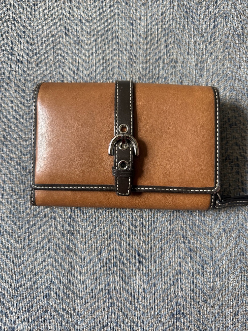 Coach Soho 2 tone Leather Bifold Wallet